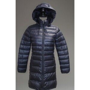 DUVETICA Pure Goose Down Puffer Coat Jacket Hooded Padded Blue Women’s Size 38